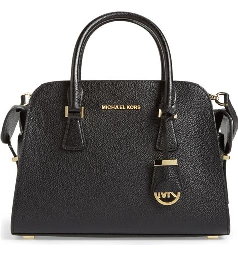 michael michael kors harper medium convertible satchel|MICHAEL MICHAEL KORS Harper Medium Pebbled Leather .